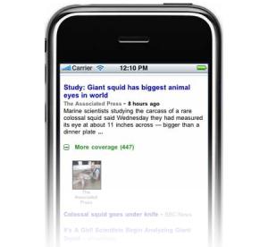 Google News enfin format iPhone