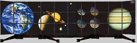 9X Media le multi écrans surdimensionné 30 moniteurs