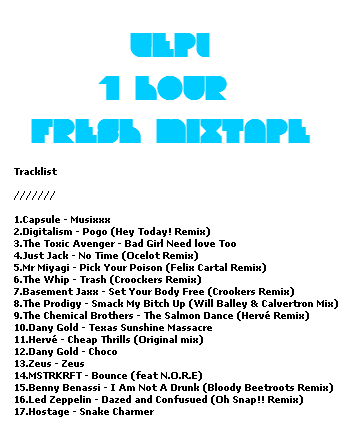 Vepl : 1 hour fresh mixtape
