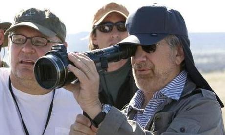 Steven Spielberg (ŕ droite)