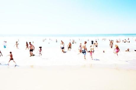 Une plage à Biarritz