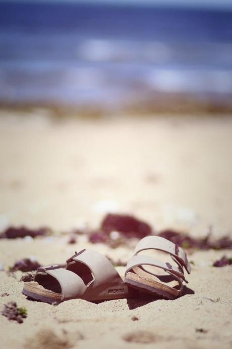 Une plage à Biarritz