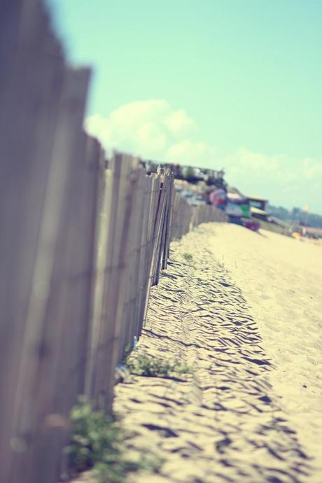 Une plage à Biarritz