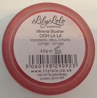 Ooh la la… le blush Lily Lolo