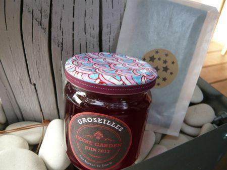 Etiquettes pour confiture gelée de groseilles etiquette home made Jam Labelizer