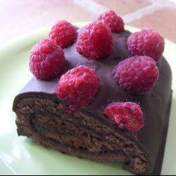 Chocolate Log aux framboises