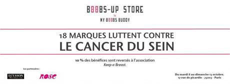SHOHAN-Design au BOOBS-UP STORE pour la lutte contre le cancer du sein. BUS pavé