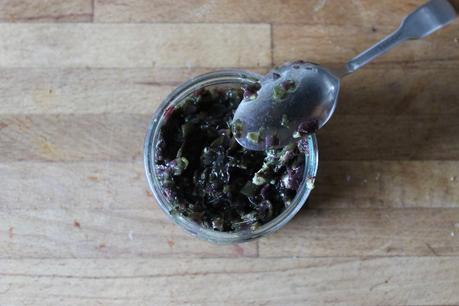 Tartare d'algues acidulé