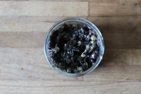 Tartare d'algues acidulé