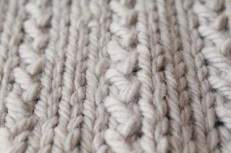 Un snood au point fantaisie Snood tricoté au point fantaisie