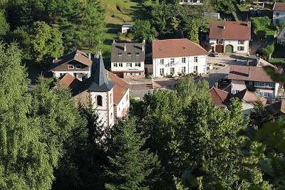 Coq et clocher : Pierre Percée (54)