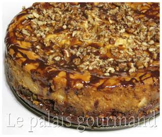 Gâteau suprême au fromage et pacanes