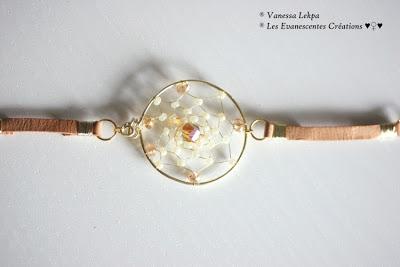 attrape reves poétique Vanessa lekpa en cuir fait main en France piece unique bijoux contemporain haute joiallerie