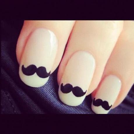 Moustache You Nails