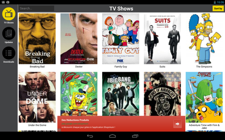 Show Box: Regardez les séries TV américaines depuis votre tablette 