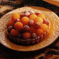 Tartelettes melon et framboises