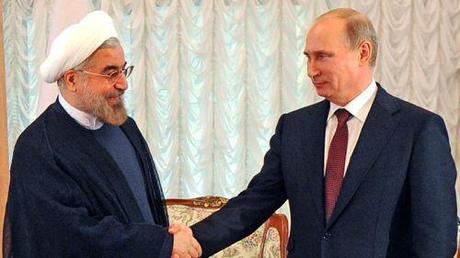 Hassan Rohani & Vladimir Poutine