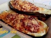 Courgettes farce porc/marrons/cognac