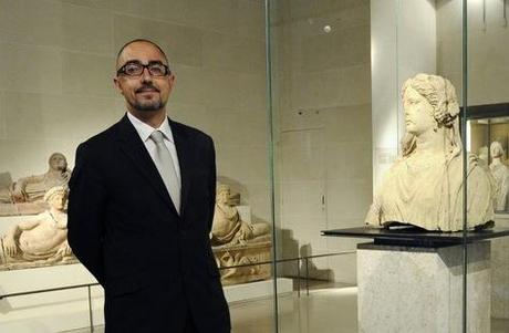 P Jean-Luc Martinez, le nouveau président du Musée du Louvre © MIGUEL MEDINA / AFP