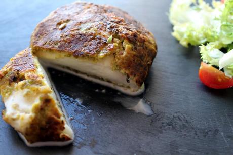 mozza pistaches 1024x682 Mozzarella panée aux pistaches