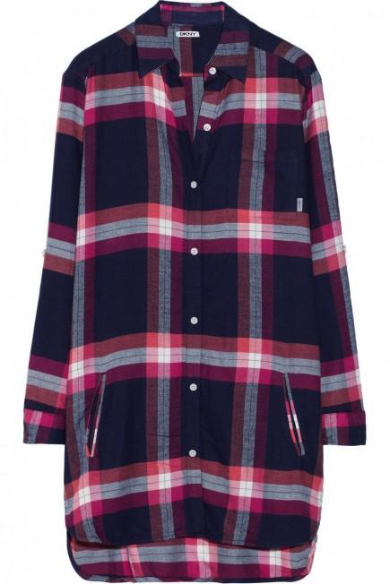 Le tartan sous toutes ses formes dkny-tartan-blouse