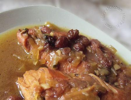 tajine poulet oignon raisins secs     (3)