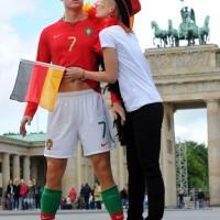 Les sportifs en statue de cire