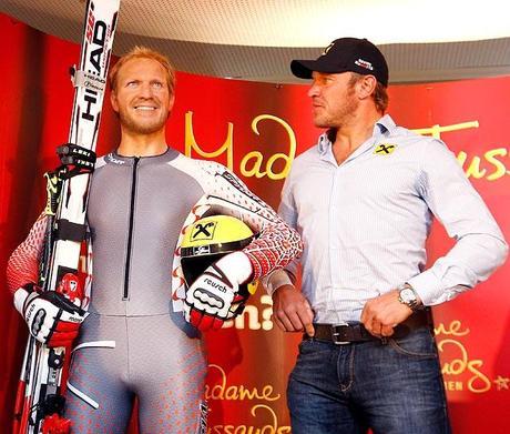 Les sportifs en statue de cire