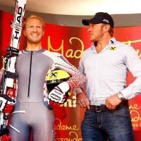 Les sportifs en statue de cire