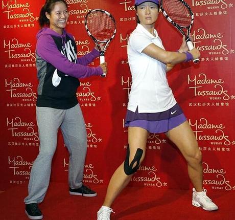 Les sportifs en statue de cire