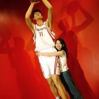 Les sportifs en statue de cire