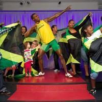 Les sportifs en statue de cire