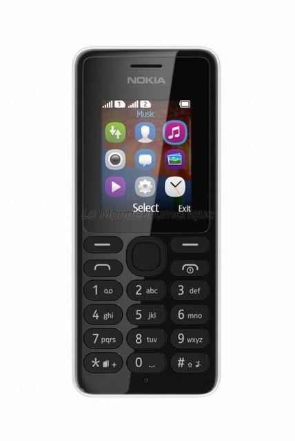 Nokia 108, le téléphone portable double SIM avec appareil photo à moins de 40 €