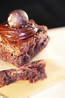 Brownie marbré à la mousse d'amandes