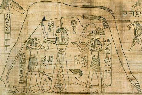 Détail du Papyrus de Greenfield ou Livre des Morts de Nésitanebtashérou du British Museum