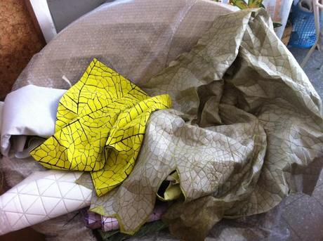 what a mess in the studio...