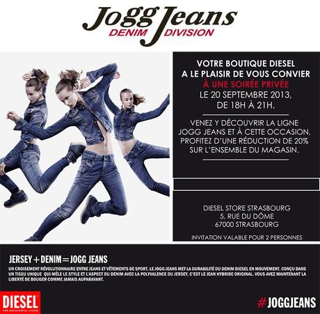 invitation diesel strasbourg Diesel Jogg Jeans (et invitation soirée privée)