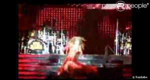 Beyoncé tombe de scène à cause d’un fan beyance chute