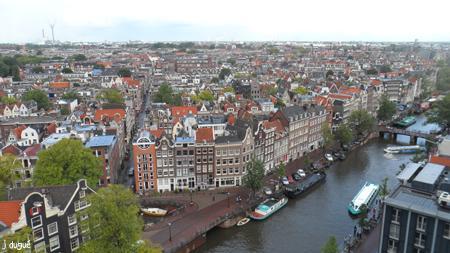 panorama amsterdam depuis la westerkreik