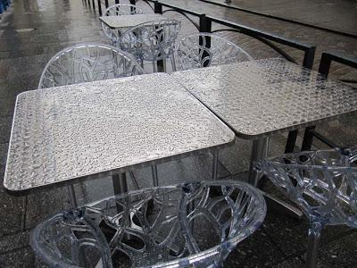 Nancy, un samedi sous la pluie