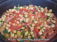 Plat complet aux courgettes, boulgour et tofu