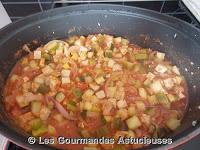 Plat complet aux courgettes, boulgour et tofu
