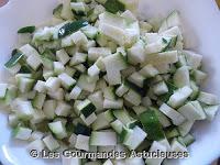 Plat complet aux courgettes, boulgour et tofu