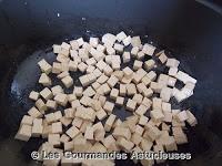 Plat complet aux courgettes, boulgour et tofu