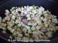 Plat complet aux courgettes, boulgour et tofu