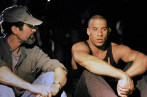 Le réalisateur David Twohy et Vin Diesel.