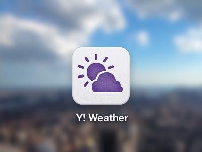 Yahoo Météo sur iPhone, s'optimise pour iOS 7...