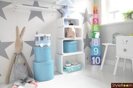 { Today I ♥ } Les murs étoilés dans la chambre des enfants | www.decocrush.fr