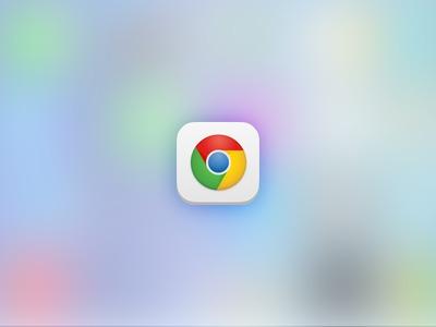 Chrome sur iPhone aux couleurs d'iOS 7...