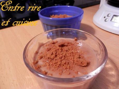 Crème au Chocolat Praliné et Speculoos (sans oeufs) P9130088 sur Imagesia